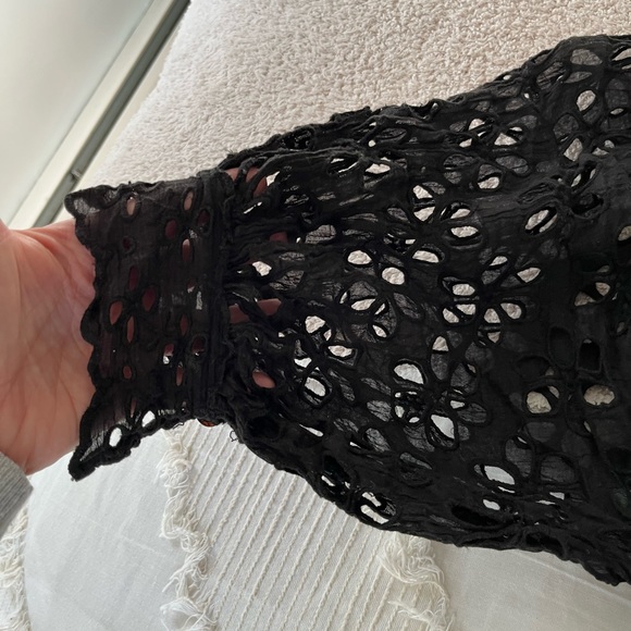 Free People Dress - Black - Deep V-Neck - Size Small - Picture 5 of 10